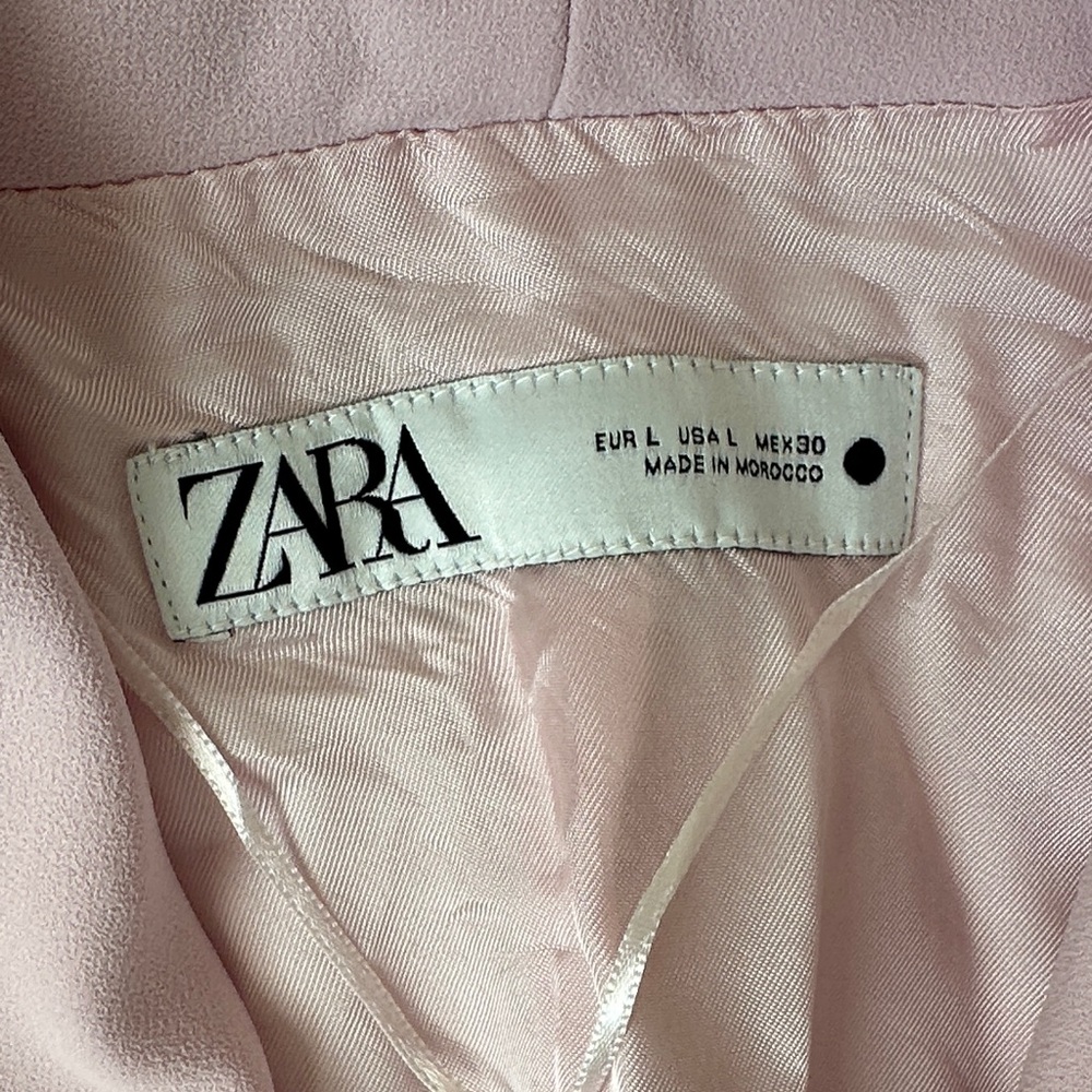 Zara Blush Pink Sleeveless Vest Dress- Size Large - Picture 2 of 7